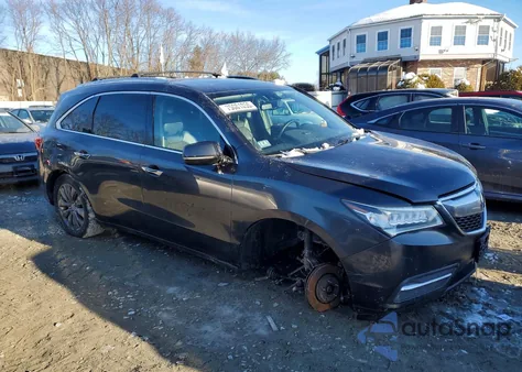 2014 Acura Mdx Technology z USA, uszkodzony, nr VIN 5FRYD4H60EB009148